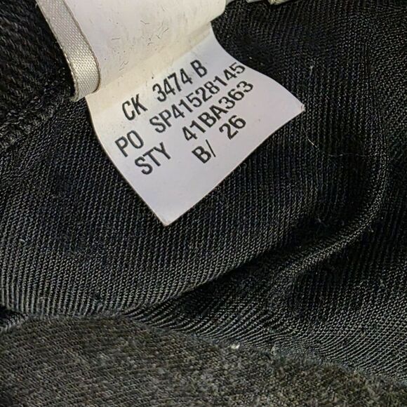 Calvin Klein CKJ 056 Athletic Slim Men's Jeans Size 28 x 30 Vintage Wash Black - Picture 7 of 9